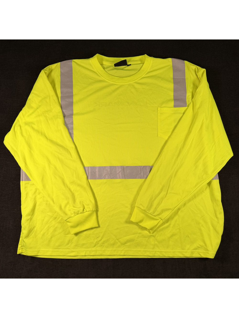 ECE Safety High Visibility Yellow Reflective Long Sleeve Shirt 5XL